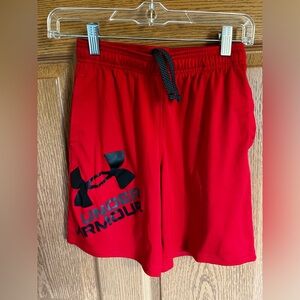 Big boy, youth, under armor shorts with drawstring and pockets